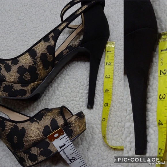 Nine West Ankle Strap Peep Toe Heels Size 8.5 - Picture 2 of 8